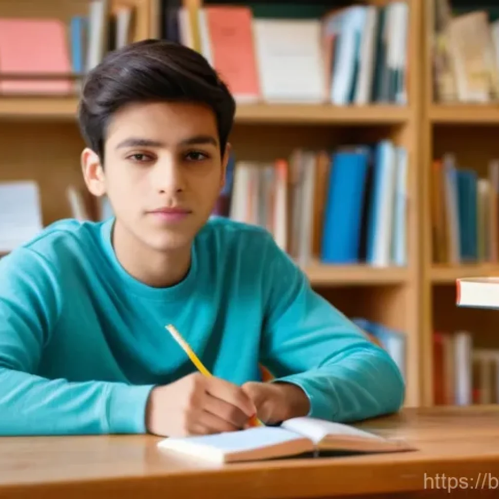 프랑스어 프랑스어 시험 고득점 전략 - **Prompt:** A focused young adult student, around 20 years old, with a diverse background, sitting c...