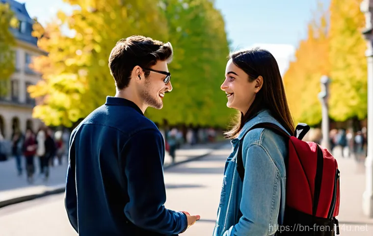 프랑스어 방언과 지역별 차이 - **Prompt:** A diverse group of people from various regions of France, including a young woman from B...